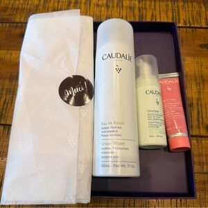 Caudalie Moisturizer Set with brand new purple and gold packaging